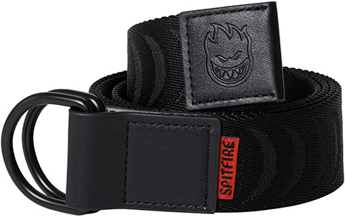SPITFIRE Premium D-Ring Black Belt