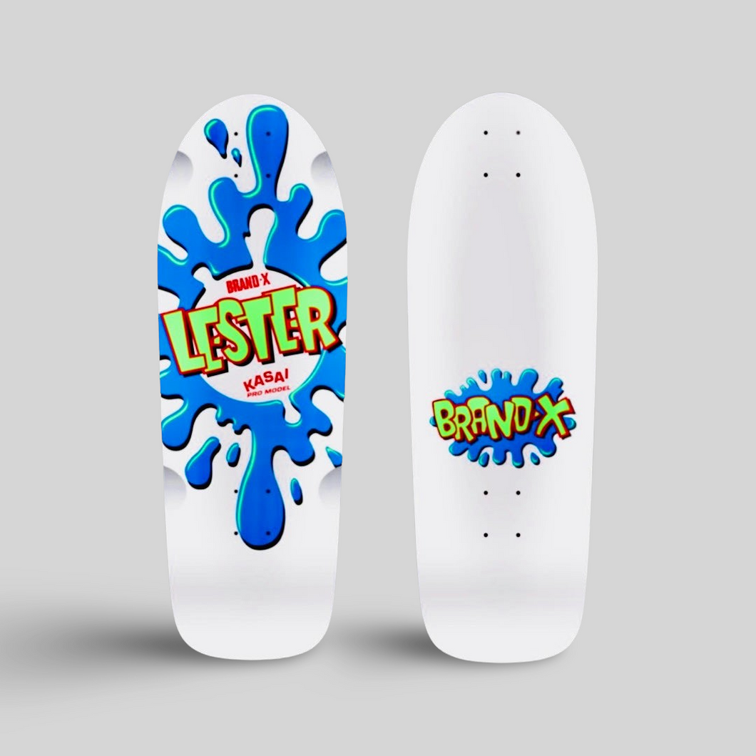 Lester Kasai 10”x30” HAND PAINTED Deck (PRE-ORDER, JULY)