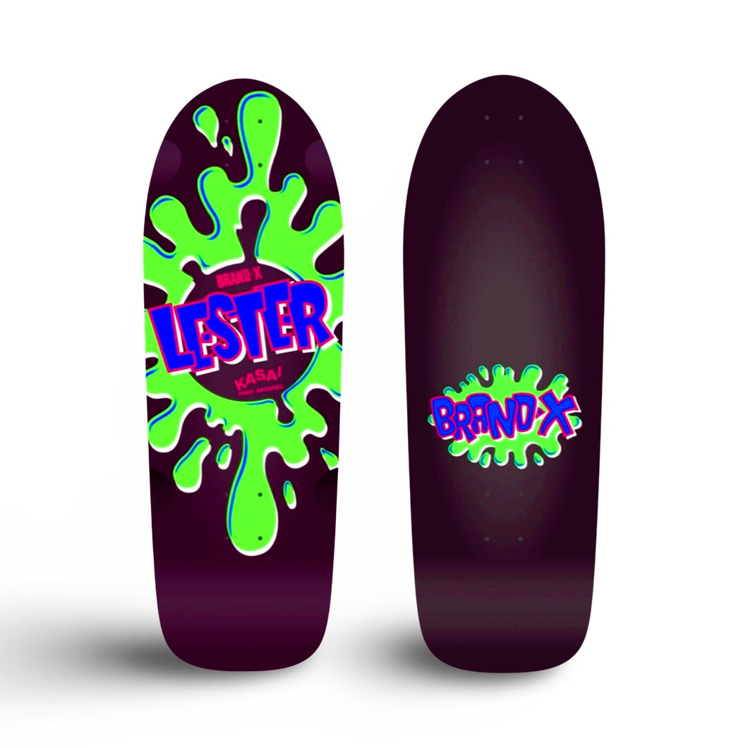 Lester Kasai 10”x30” HAND PAINTED Deck (PRE-ORDER, JULY)