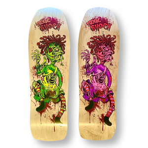 Toxic Shock Deck 9.75”x 31.75" HAND PAINTED