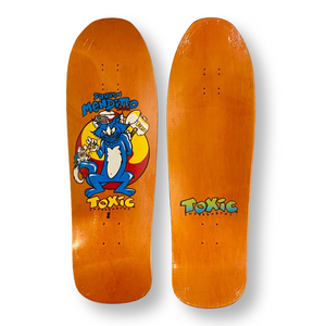 Menditto “Cat & Mouse” Moose Deck 10"x32.25" HAND PAINTED
