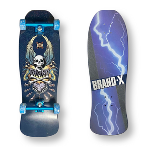 X-Con Holographic COMPLETE SKATEBOARD 10" x 30"