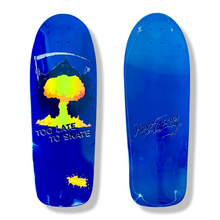 Load image into Gallery viewer, Too Late To Skate Pig Deck 10”x30” HAND-PAINTED
