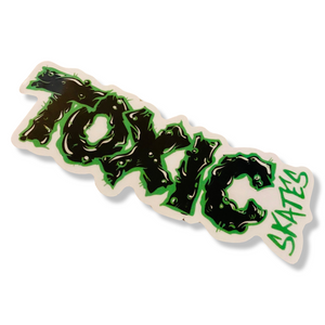 Toxic Skates Sticker 4.4”