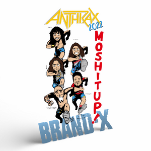 Anthrax MOSH IT UP 4.5" Sticker