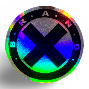 Circle-X HOLOGRAPHIC Sticker 2.5”