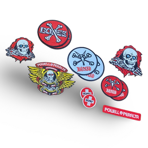 Powell & Bones Brigade Embroidered Patches