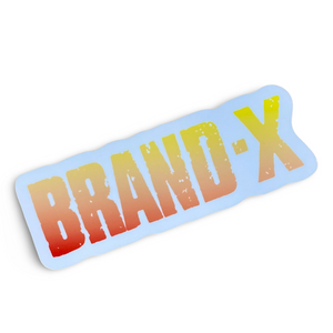 Brand-X Logo Sticker 6”