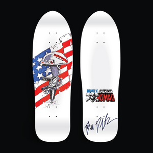 Bill Danforth American Nomad PUNK-POINT Deck 9.75"x32" HAND PAINTED & AUTOGRAPHED (PRE-ORDER, APRIL)