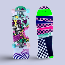 Load image into Gallery viewer, Weirdo WhaleTail COMPLETE SKATEBOARD 10”x30.5&quot; HAND-PAINTED
