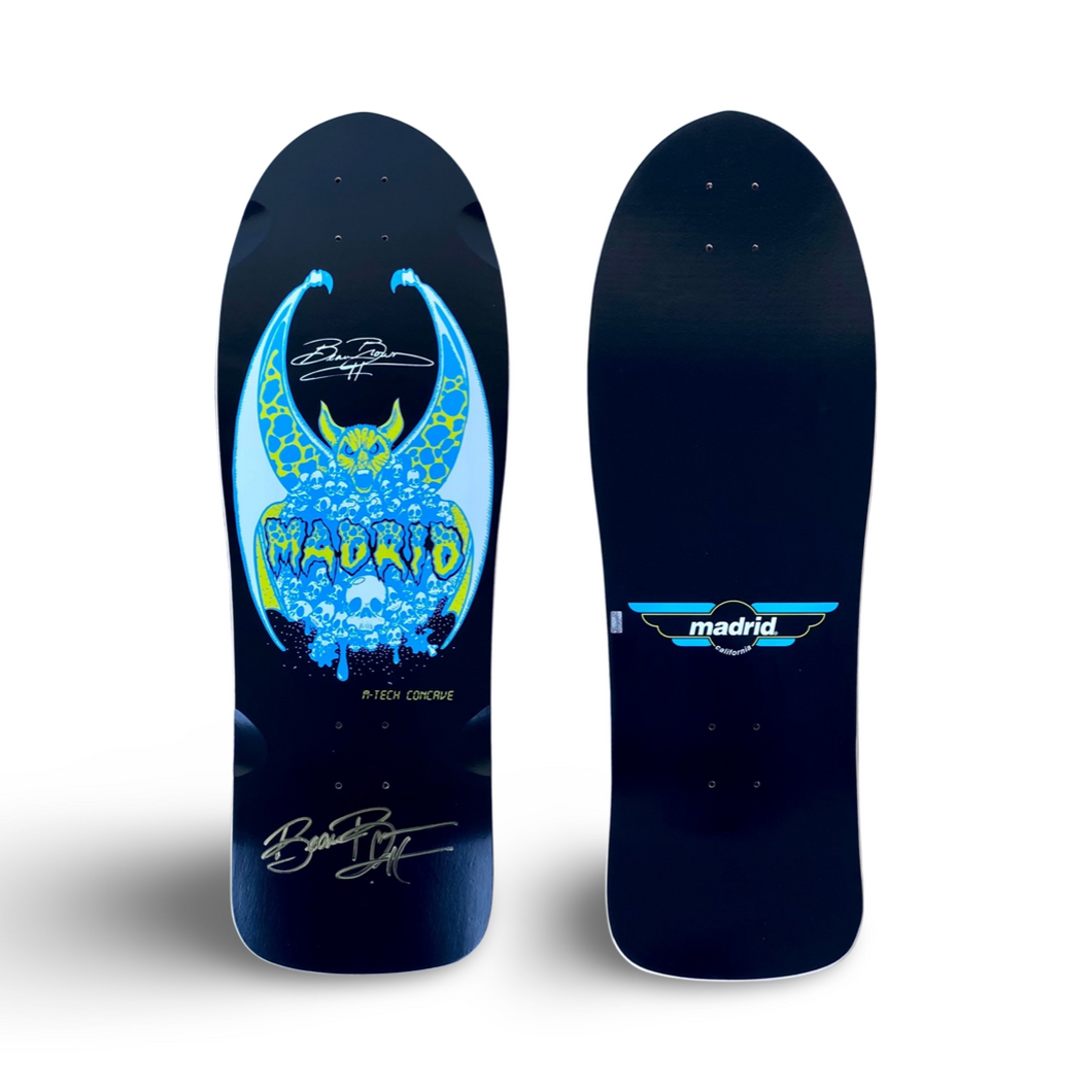 LIMITED EDITION Beau Brown Madrid GLOW IN THE DARK Deck - 10.5”x30.75” AUTOGRAPHED