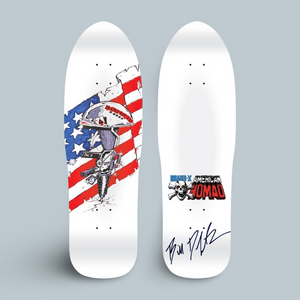 Bill Danforth American Nomad PUNK-POINT Deck 9.75"x32" HAND PAINTED & AUTOGRAPHED (PRE-ORDER, APRIL)