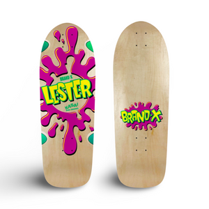 Lester Kasai 10”x30” HAND PAINTED NATURAL Deck (PRE-ORDER, JULY)