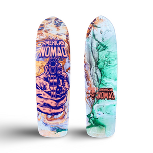 ONE-OF-A-KIND Nomad Gun X-Terrain Deck 9.4”x34" HYDRODIPPED & HAND-PAINTED (1 of 1)