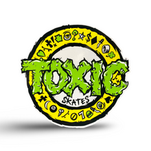 Load image into Gallery viewer, Team Toxic Round Sticker LARGE 6”
