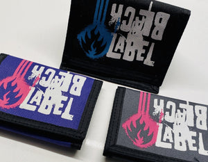 Black Label Fire VINTAGE Tri-Fold Wallets