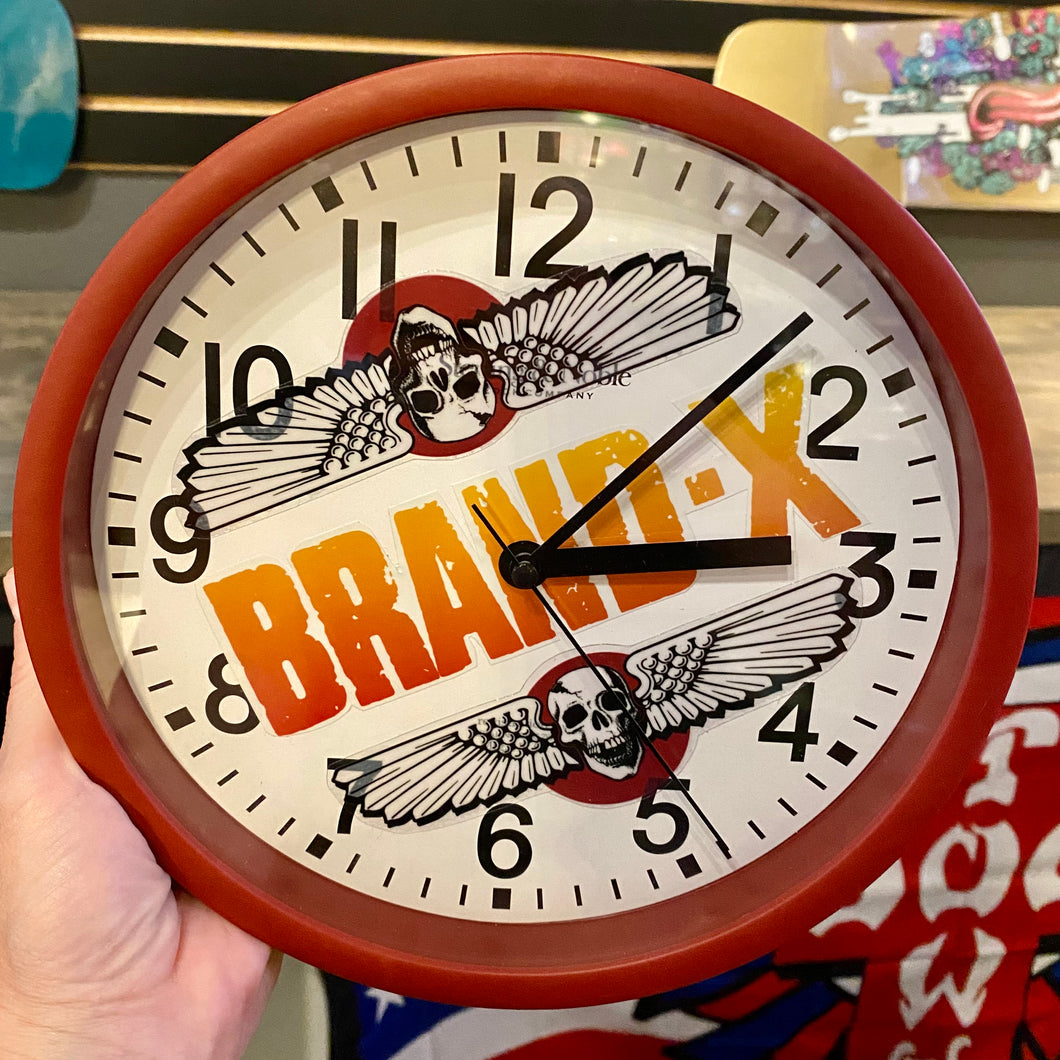 Brand-X Wings Clock 9”
