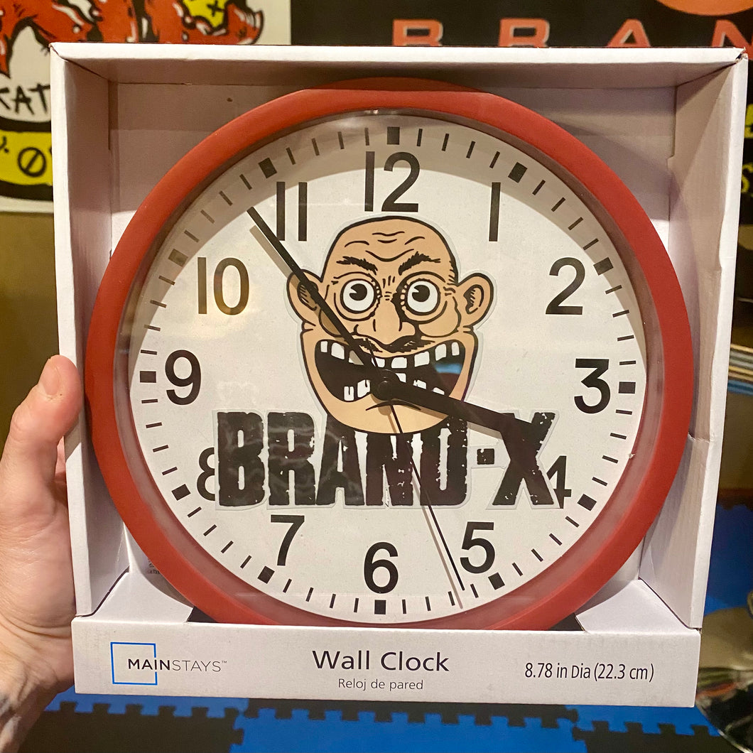 Brand-X Not Man Clock 9”