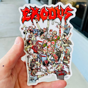 Exodus "Mosh Pit Killer" Sticker 4”