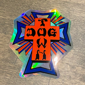 DogTown HOLOGRAPHIC Stickers 4”