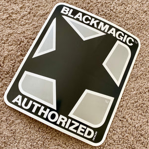 VINTAGE Black Magic DEALER Sticker 6”