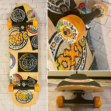 Load image into Gallery viewer, Team Toxic Bullet Pig COMPLETE SKATEBOARD 9.1&quot; x 33.25”
