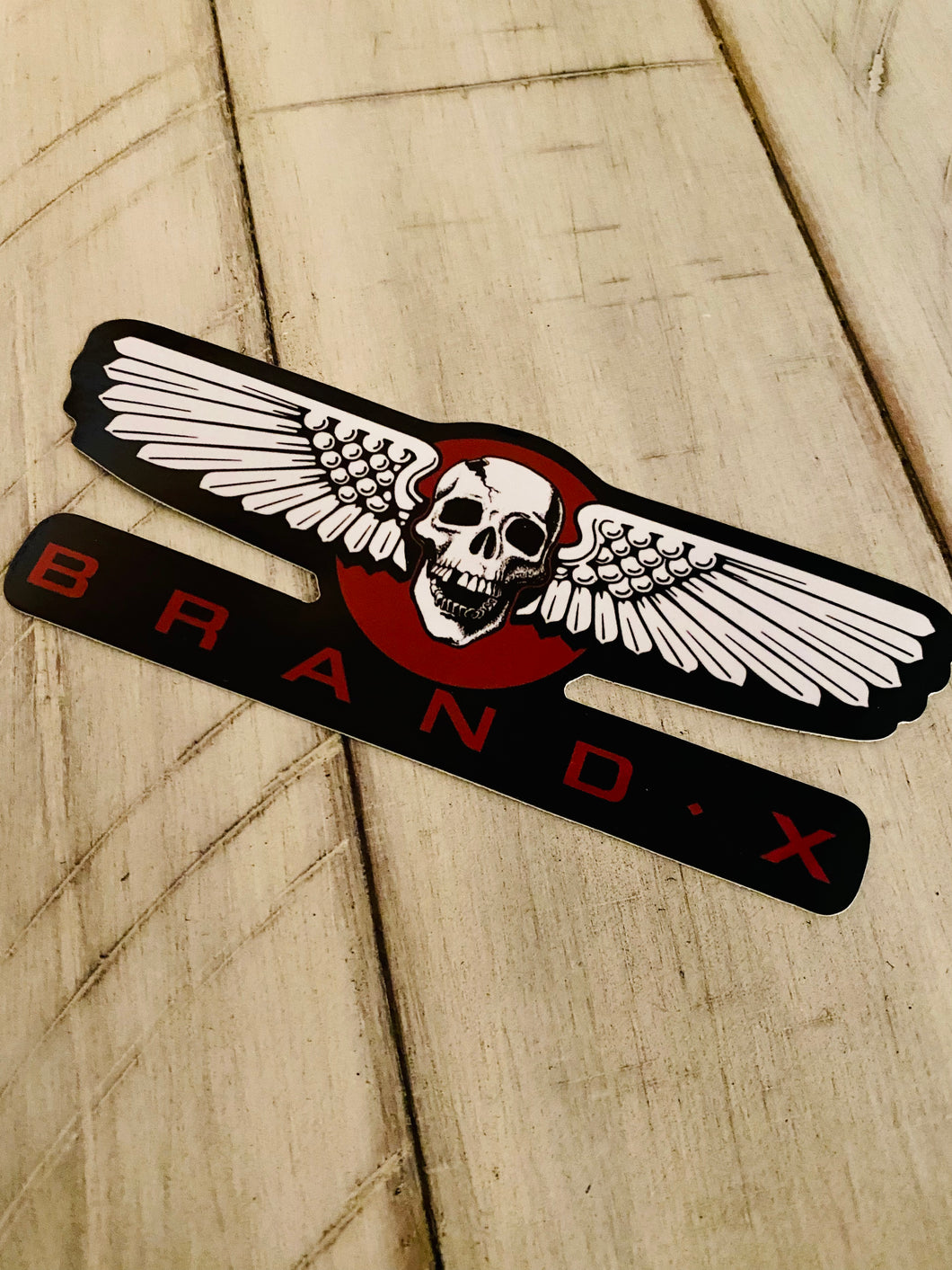 Brand-X Wings Sticker 6”