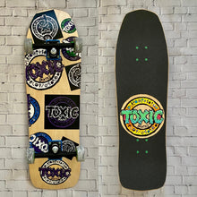 Load image into Gallery viewer, Toxic Team COMPLETE SKATEBOARD 9.75&quot; x 31.75&quot;
