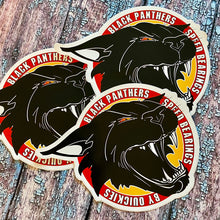 Load image into Gallery viewer, Black Panthers VINTAGE Sticker 9”
