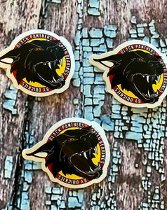 Black Panthers VINTAGE Sticker 2”
