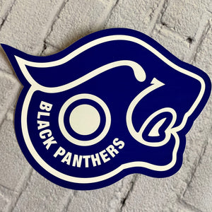 Black Panthers VINTAGE Sticker 6”