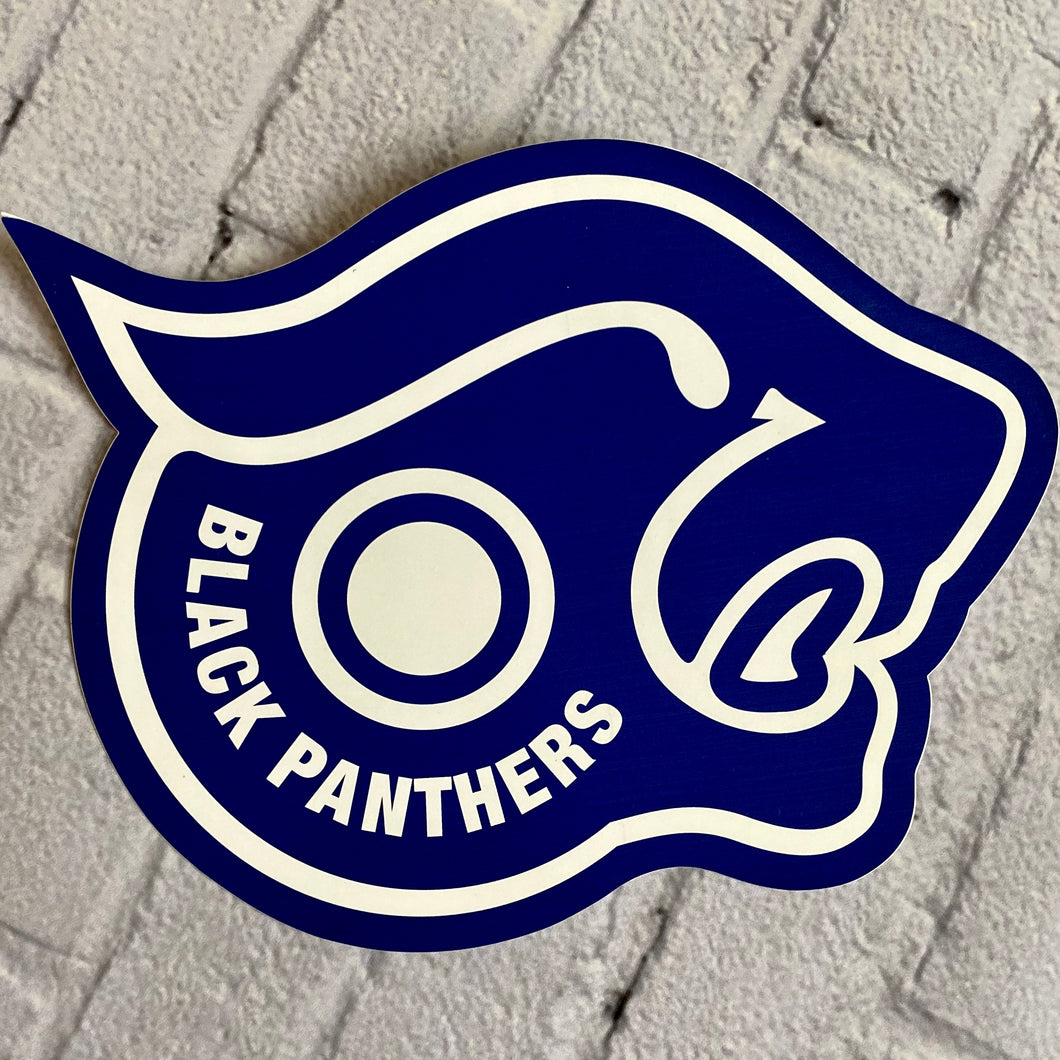 Black Panthers VINTAGE Sticker 6”
