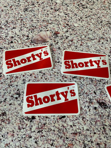 Shorty’s BIG 7” VINTAGE Logo Sticker